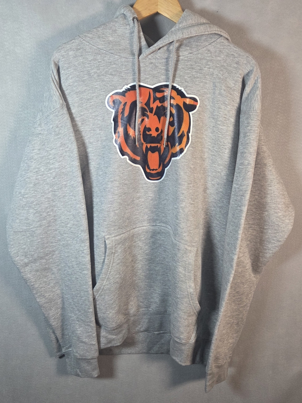 Chicago Bears Hoodie Gray Pullover Sweatshirt (P697)